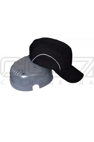 Кепка защитная Каскетка Люкс с СОП цв.чёрный